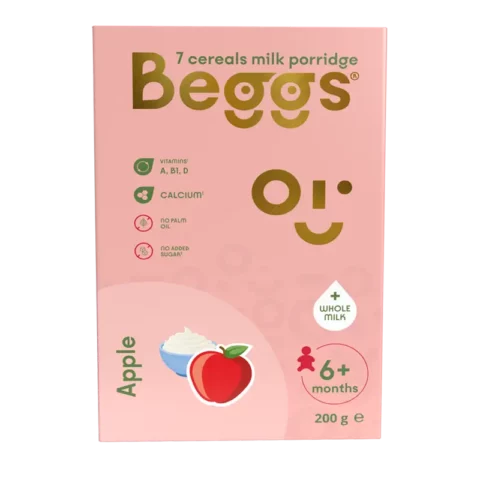 Beggs Mléčná 7zrnná kaše jablečná